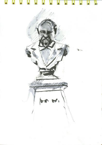 Bust of Moïse Vautier (no, it's not a self-portrait)